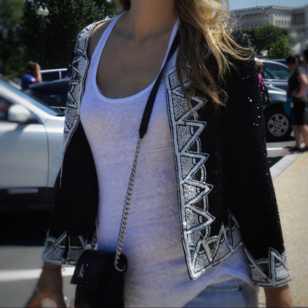 Madison Marcus fully beaded jacket